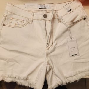 Judy Blue Rainbow Embroidery Shorts Mid-Rise New with Tags